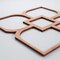 Ekena Millwork Medium Olivia Decorative Fretwork Wood Wall Panels, Cherry, 15 3/8"W x 15 3/8"H x 3/8"T WALW16X16X0375OLVCH - alternate 4